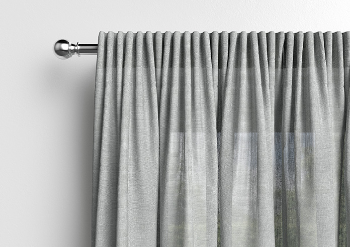 Taranto Voile, Mountain Grey - Made to Measure Curtains - Image 10